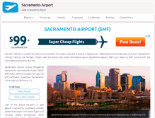 Tablet Screenshot of airport-sacramento.com